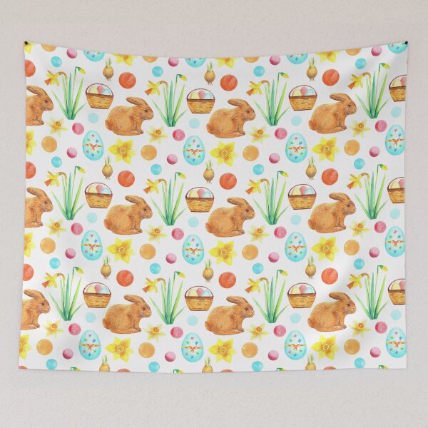 Item preview, Vintage Easter Bunny Pattern designed and sold by Bigfoot T-Shirt Co..