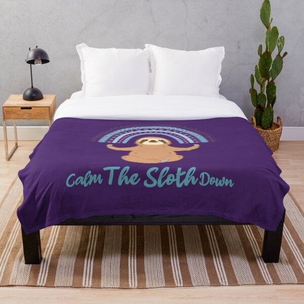 Item preview, Calm The Sloth Down Funny Pun My Spirit Animal  designed and sold by MindfulMeta.