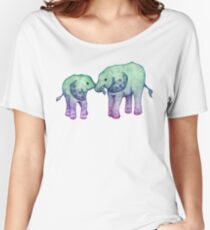 Baby-Elefant-Liebe Baggyfit T-Shirt