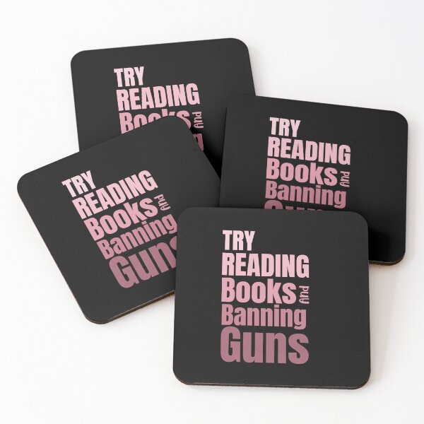 Item preview, Try Reading Books And Banning Guns Pink Trendy designed and sold by RihabPrint.