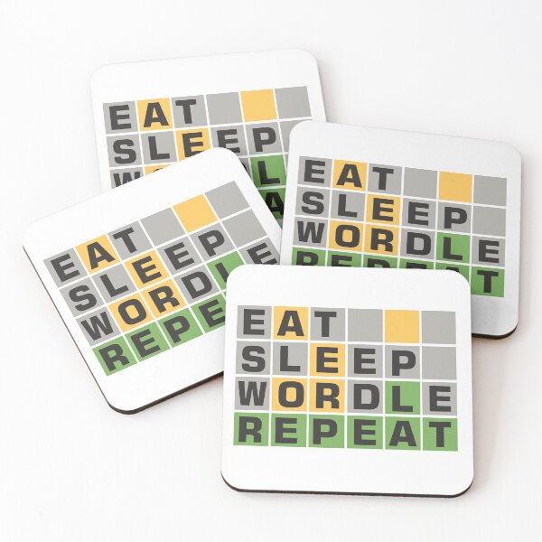 Item preview, Eat Sleep Wordle Repeat designed and sold by Wanc Designs.