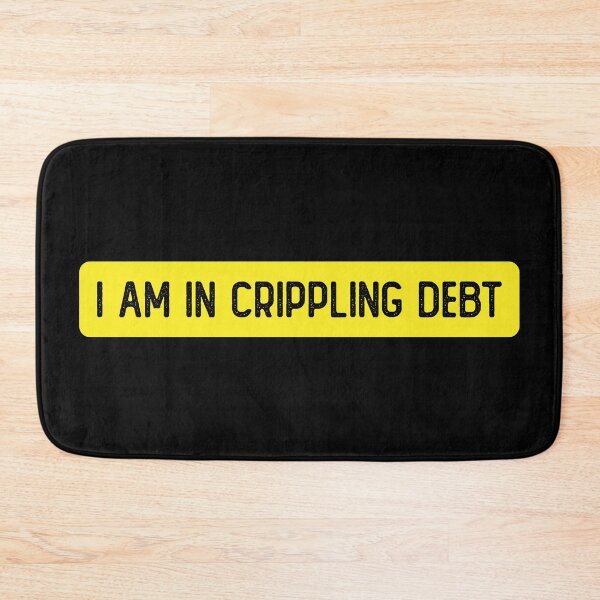 Item preview, I Am In Crippling Debt Cool Bumper designed and sold by Sour Soul.