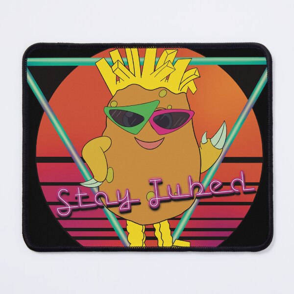 Item preview, Totally Tuber - Stay Tubed Neon Retro 80s Aesthetic Design designed and sold by Mandiness.