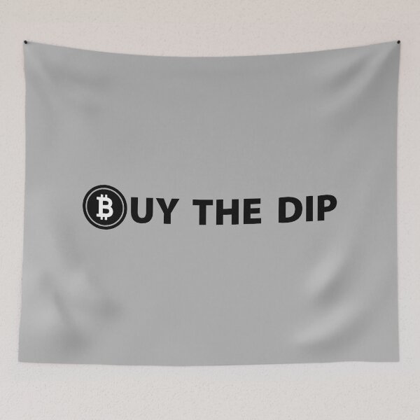 Item preview, Buy The Dip (Black & White) Cryptocurrency  designed and sold by Sucryptoz Store.
