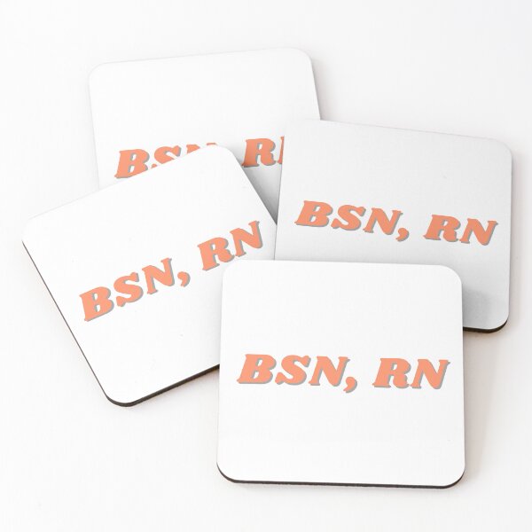 Item preview, BSN, RN- Summer Color Palette, Orange designed and sold by CSdoodles.