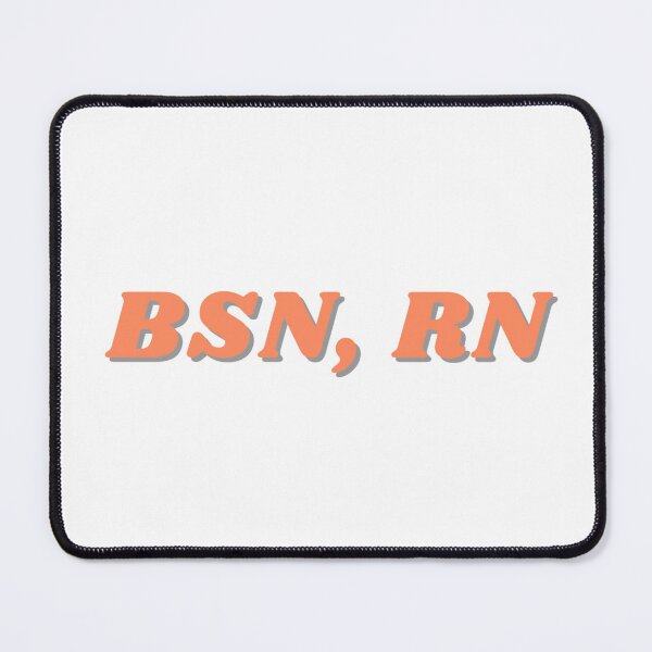 Item preview, BSN, RN- Paleta de colores de verano, naranja designed and sold by CSdoodles.