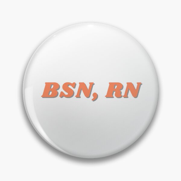 Item preview, BSN, RN- Summer Color Palette, Orange designed and sold by CSdoodles.