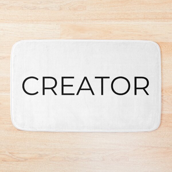 Item preview, Creator word Minimal Simple Text Design - Black Font  designed and sold by BE The Oracle.