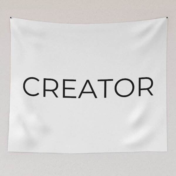 Item preview, Creator word Minimal Simple Text Design - Black Font  designed and sold by BE The Oracle.