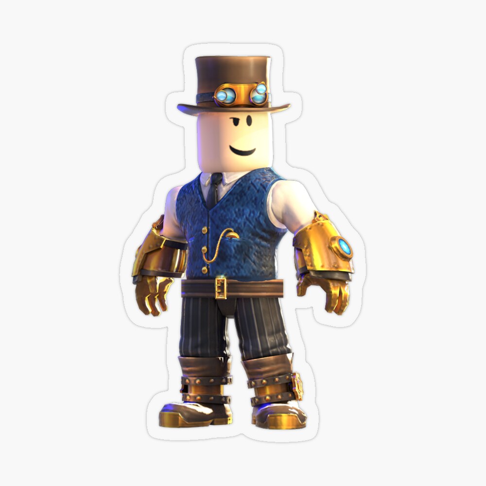Top Hat Steampunk Character Sticker by PRINCEOF-PRINTS