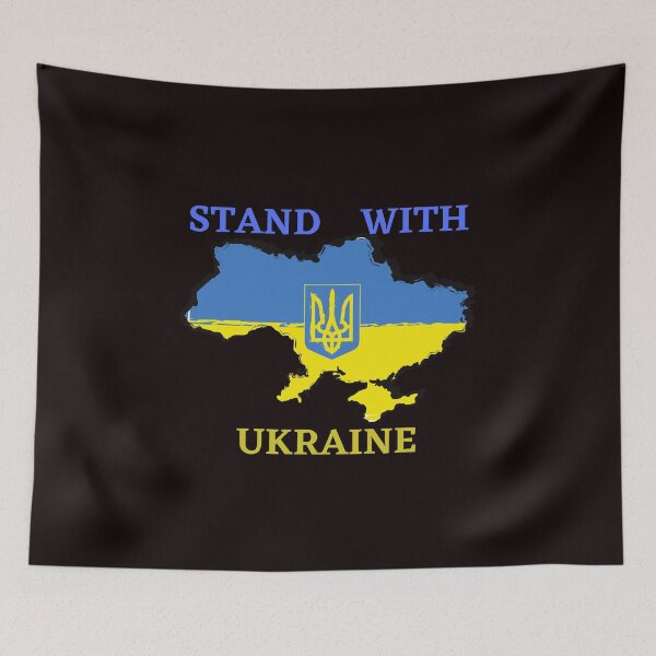 Item preview, STAND WITH UKRAINE  -Ukrainian Flag Shirt designed and sold by bahdsgraphic.