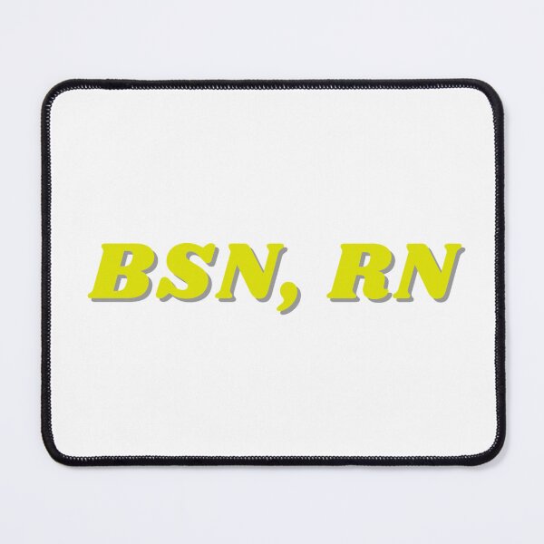 Item preview, BSN, RN- Summer Color Palette, Lemon designed and sold by CSdoodles.