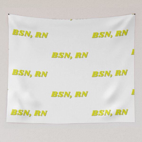 Item preview, BSN, RN- Summer Color Palette, Lemon designed and sold by CSdoodles.