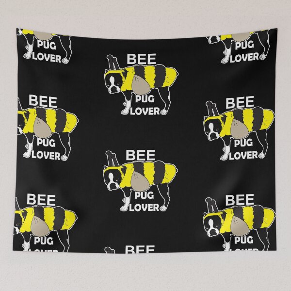 Item preview,  Bee pug lover artistic dog design style 2 designed and sold by SamRVstore.