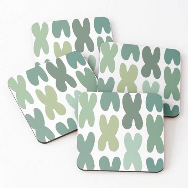 Item preview, Green X colorful modern pattern designed and sold by palmwooddesigns.