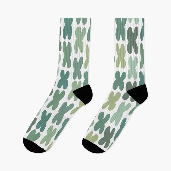 Item preview, Green X colorful modern pattern designed and sold by palmwooddesigns.