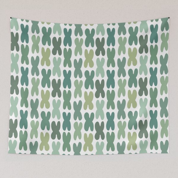 Item preview, Green X colorful modern pattern designed and sold by palmwooddesigns.