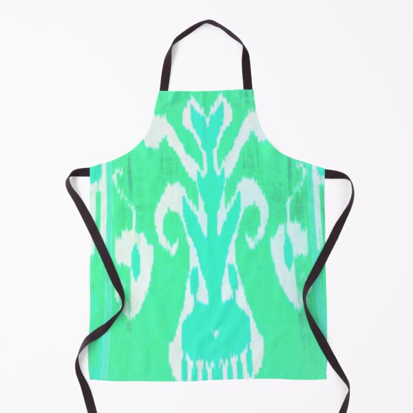 Item preview, Uzbek ikat tulip flower pattern designed and sold by LeFabriqueOuz.