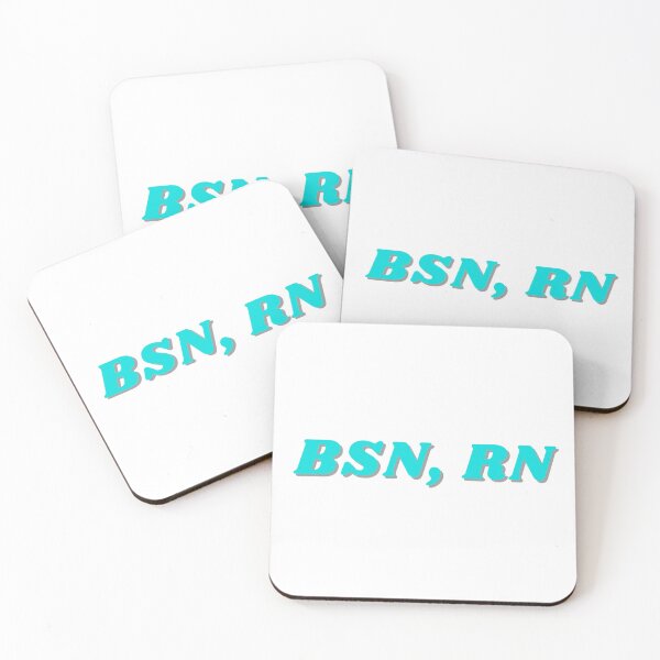Item preview, BSN, RN- Summer Color Palette, Blue designed and sold by CSdoodles.