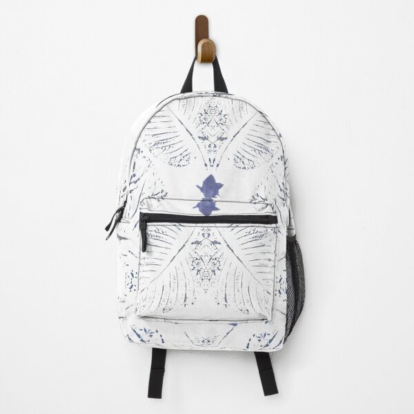 Item preview, Sage Calm Wings Blue White Giant Salvia Eco Print designed and sold by SpiritGifts.