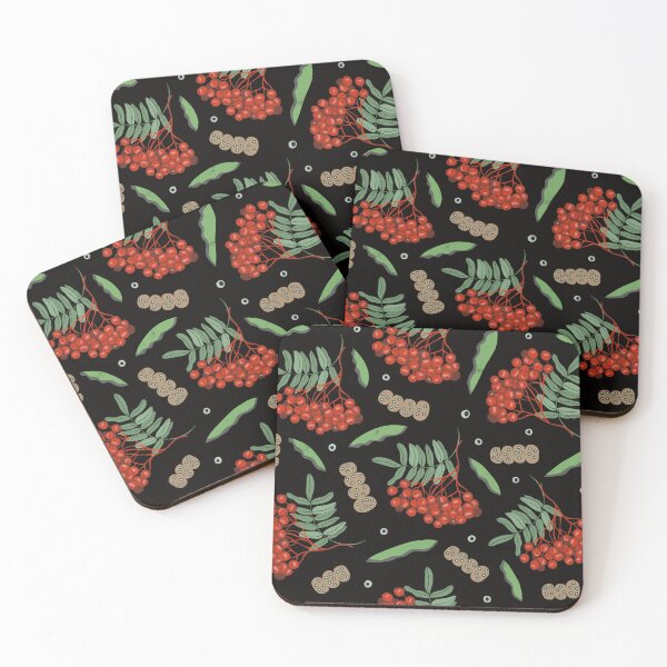 Item preview, red detailed Rowan berries designed and sold by Pacesyte.