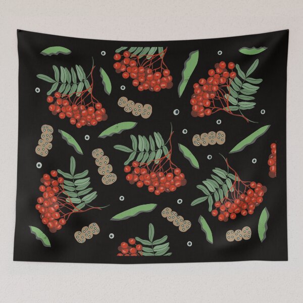 Item preview, red detailed Rowan berries designed and sold by Pacesyte.