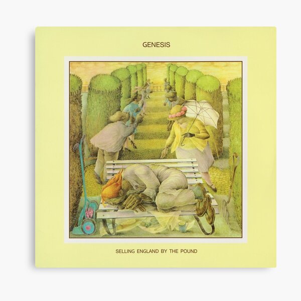 Genesis - Vendre l'Angleterre à la livre Impression sur toile