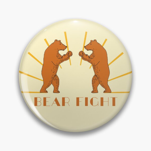 Item preview, Grizzly Bear Fight Boxing Match Smackdown designed and sold by Snoot-Store.