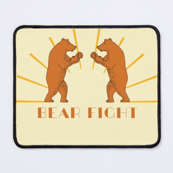 Item preview, Grizzly Bear Fight Boxing Match Smackdown designed and sold by Snoot-Store.