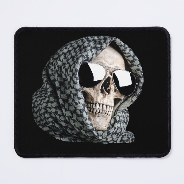 Item preview, Skull face in sun glasses and shemagh designed and sold by CrazyHowCool.