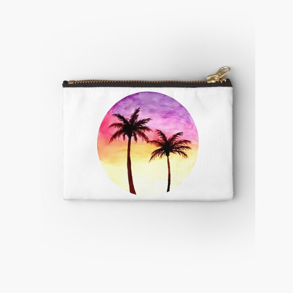 Item preview, Palm Tree Sunset Ocean Air Salty Hair Not a Care Funny Sandy Vacation Inspiration Joy Mood designed and sold by DesignByHeartUK.