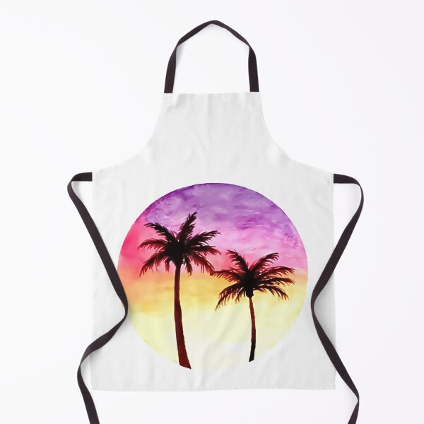 Item preview, Palm Tree Sunset Ocean Air Salty Hair Not a Care Funny Sandy Vacation Inspiration Joy Mood designed and sold by DesignByHeartUK.