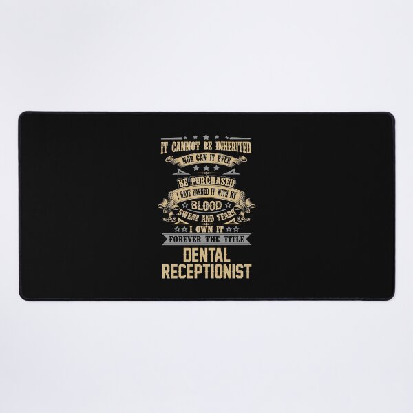 Item preview, Dental Receptionist T Shirt - Forever The Title Job Gift Item Tee designed and sold by celiagomez456.