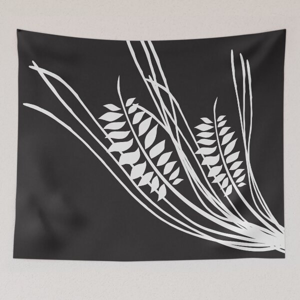Item preview, wheat and grain (off black and off white) designed and sold by kim tang.