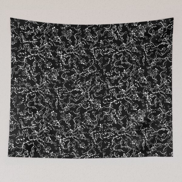 Item preview, White Leaf on Black Design designed and sold by RiadMannan.