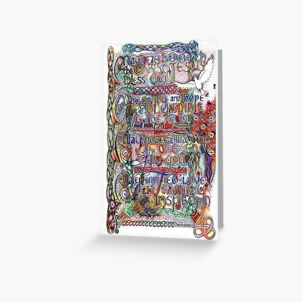 Peace and Strength Greeting Card