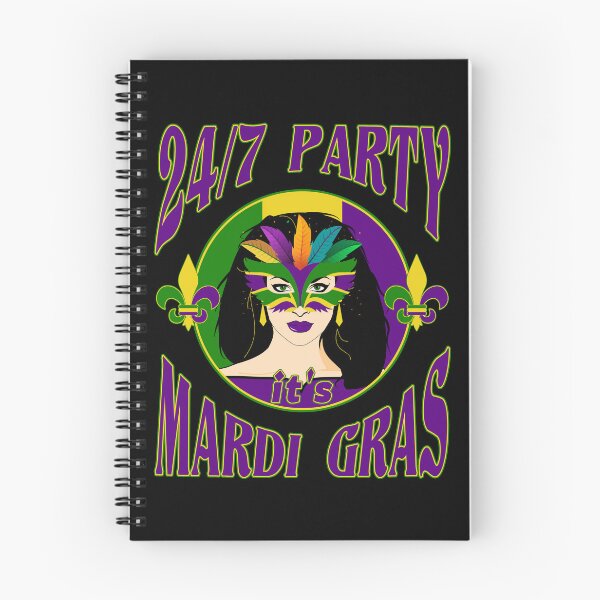 Aperçu de l'œuvre FÊTE MARDI GRAS 24/7 créée et vendue par Thenoob21 shop.