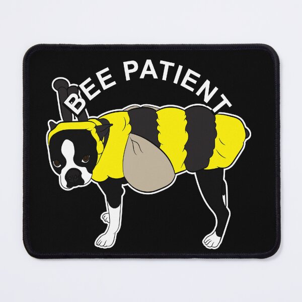 Item preview, Bee patient artistic dog design  designed and sold by SamRVstore.