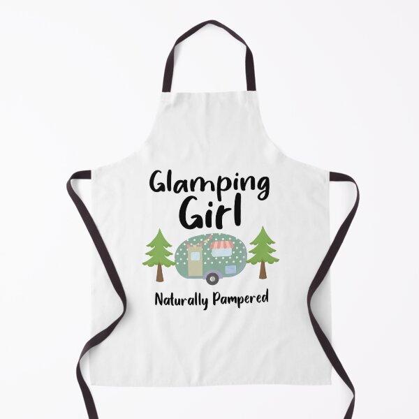 Item preview, Glamping Girl Naturally Pampered - Funny Glamping Lover Saying designed and sold by Outdoorsy World.