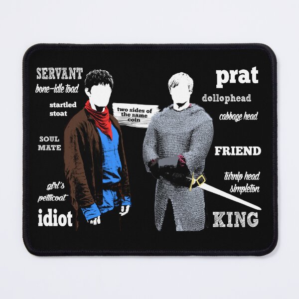 Item preview, Merlin and Arthur Titles designed and sold by LovesickLobotomy.
