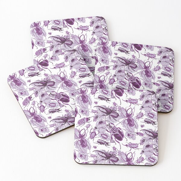 Item preview, Coleoptera Beetles and Weevils Fuschia designed and sold by aimeewilson.