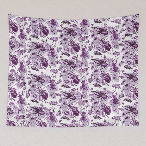 Item preview, Coleoptera Beetles and Weevils Fuschia designed and sold by aimeewilson.