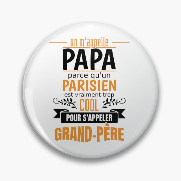 Item preview, Parisian Man Gift Grandfather Grandpa designed and sold by RomualdGR.