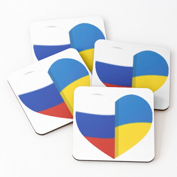 Item preview, Heart Russia Ukraine - Peace No War designed and sold by Lapicorn.