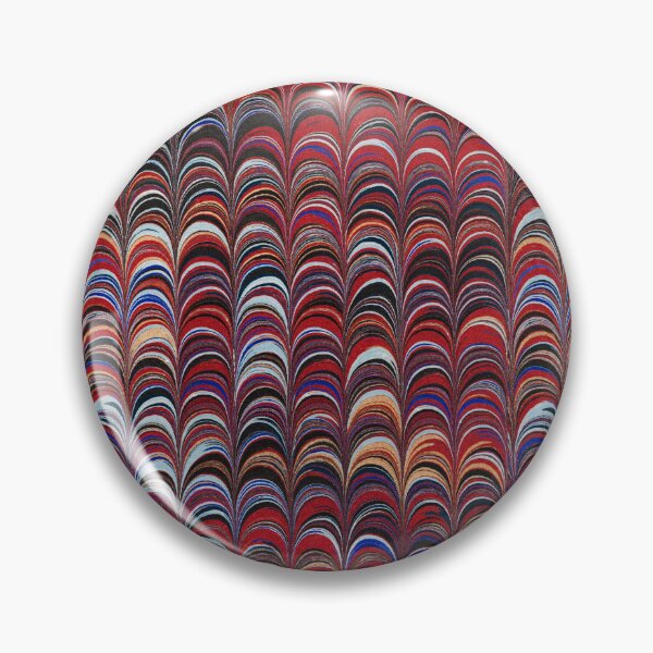Item preview, MARBLED PAPER,ABSTRACT RED BLACK WHITE BLUE WAVES  designed and sold by BulganLumini.