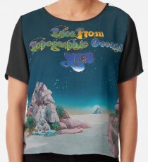 Yes - Tales from Topographic Oceans Logo Chiffon Top