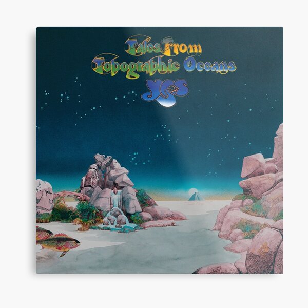 Yes - Tales from Topographic Oceans Logo Metal Print
