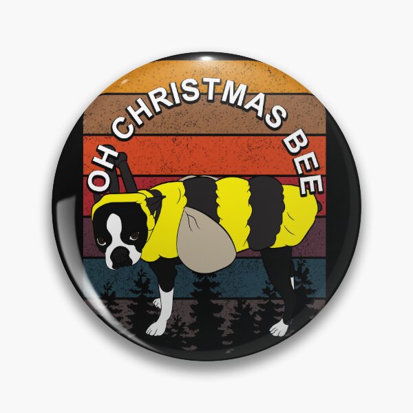 Item preview, ooh Christmas bee, funny artistic dog retro sunset distressed design style 2 designed and sold by SamRVstore.