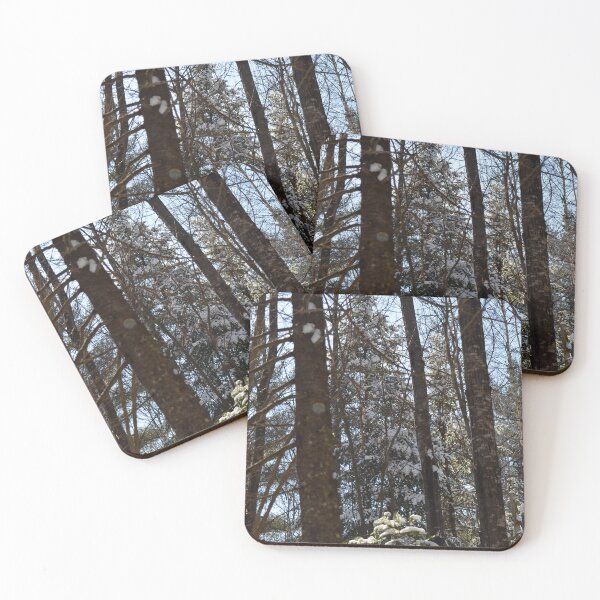 Item preview, Snowfall and snowy trees designed and sold by enchantedvibes.