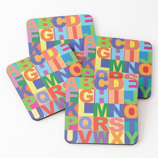 Item preview, NEO GEO LETTERS - Alphabet - Modern Art - Letters designed and sold by CattlettArt.